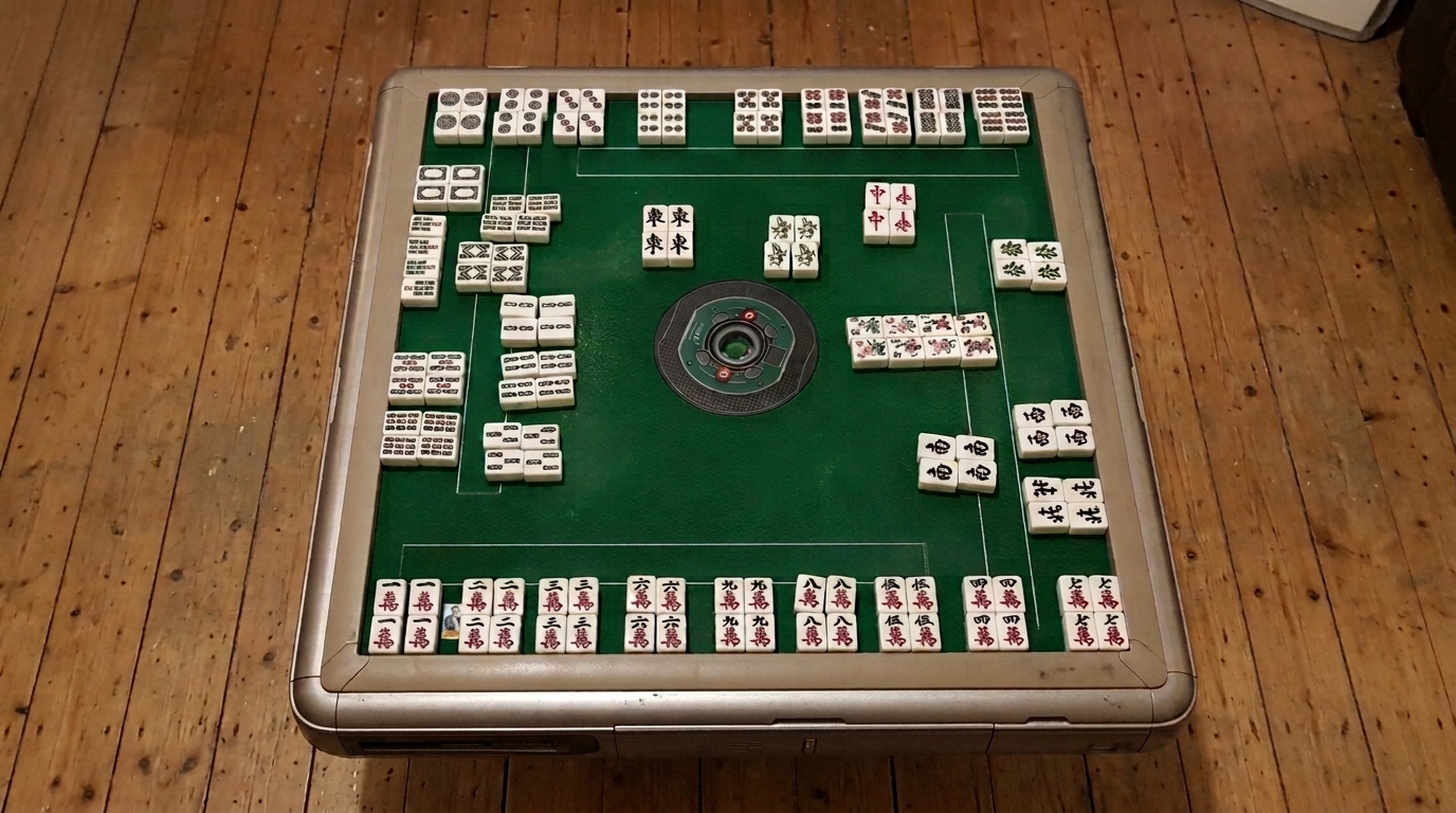 Mahjong table at the Fun Barn